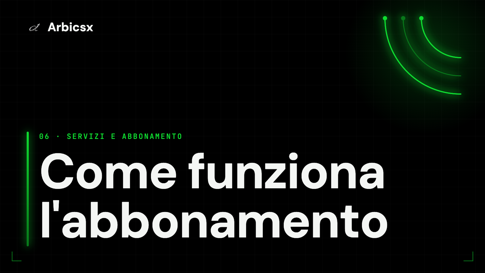 Come funziona l'abbonamento