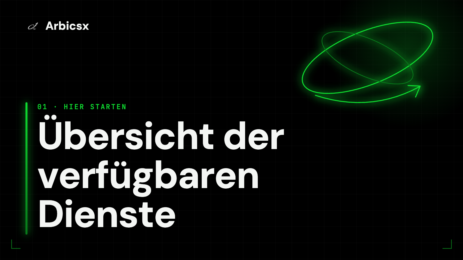 Übersicht der verfügbaren Dienste