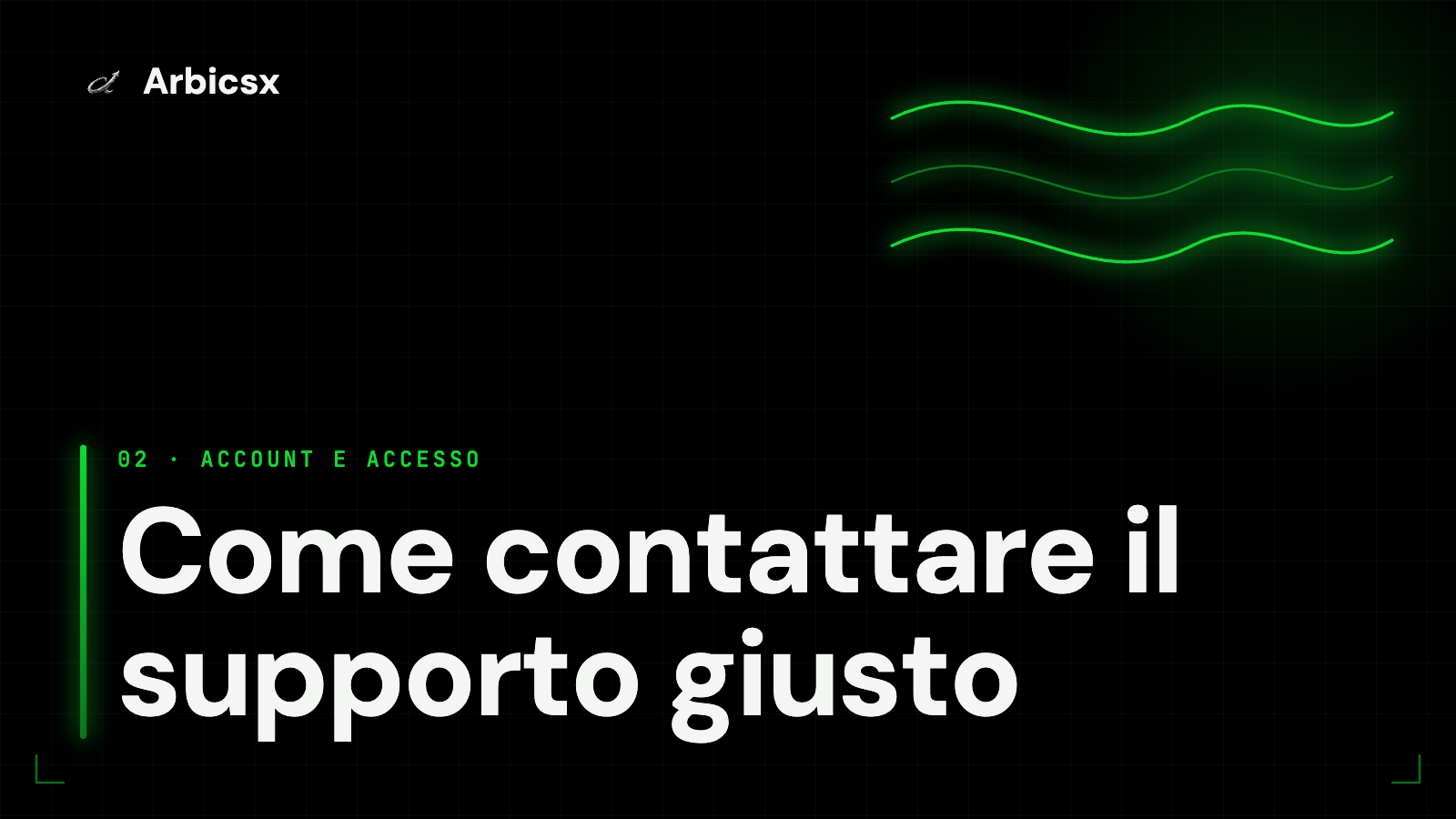 Come contattare il supporto giusto