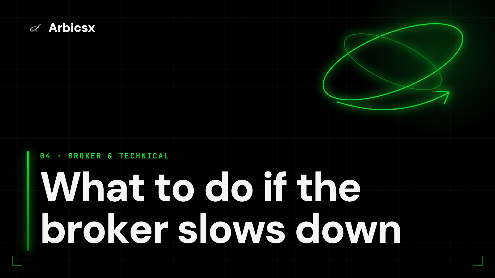 What to do if the broker slows down