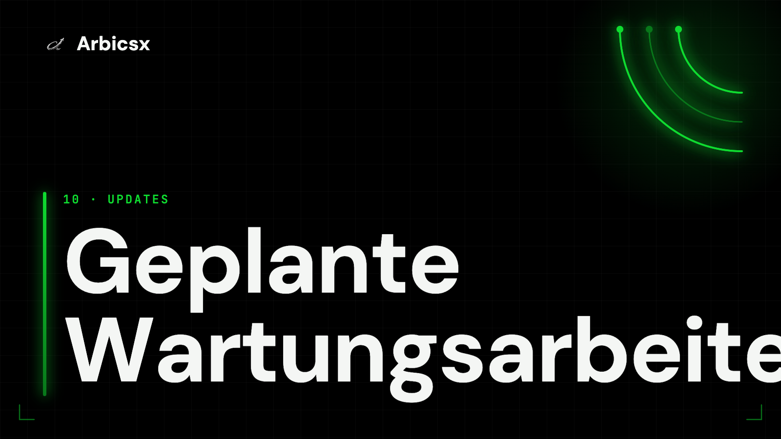 Geplante Wartungsarbeiten