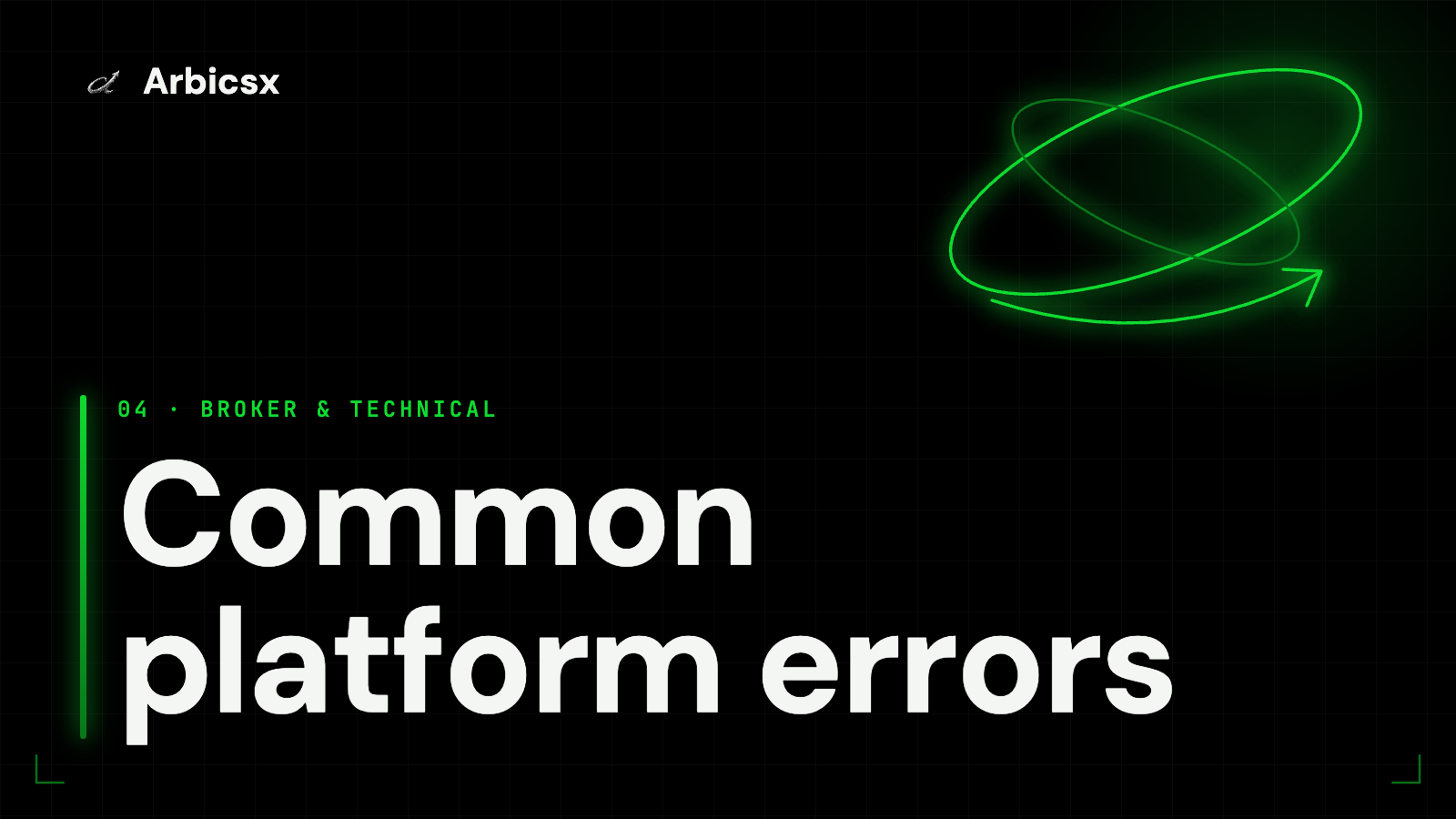 Common platform errors