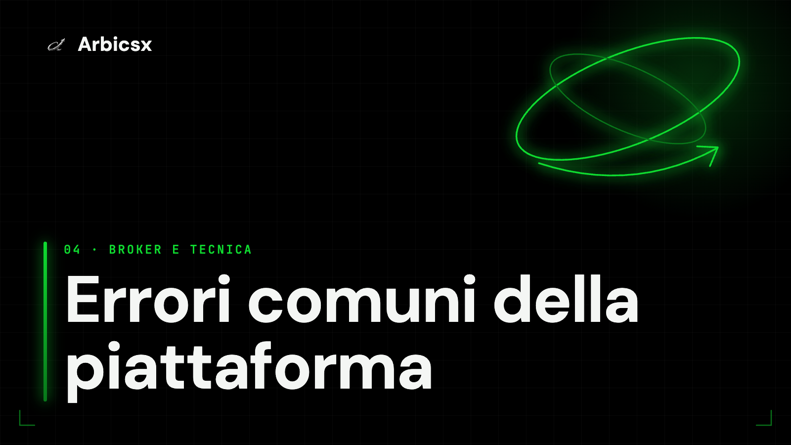 Errori comuni della piattaforma
