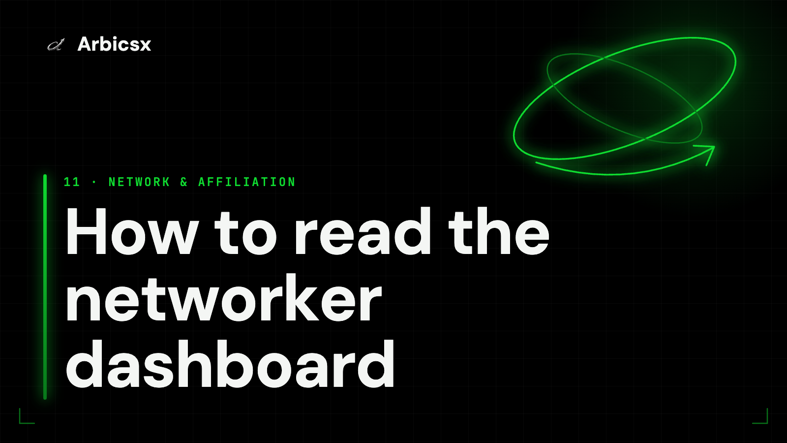 How to read the networker dashboard