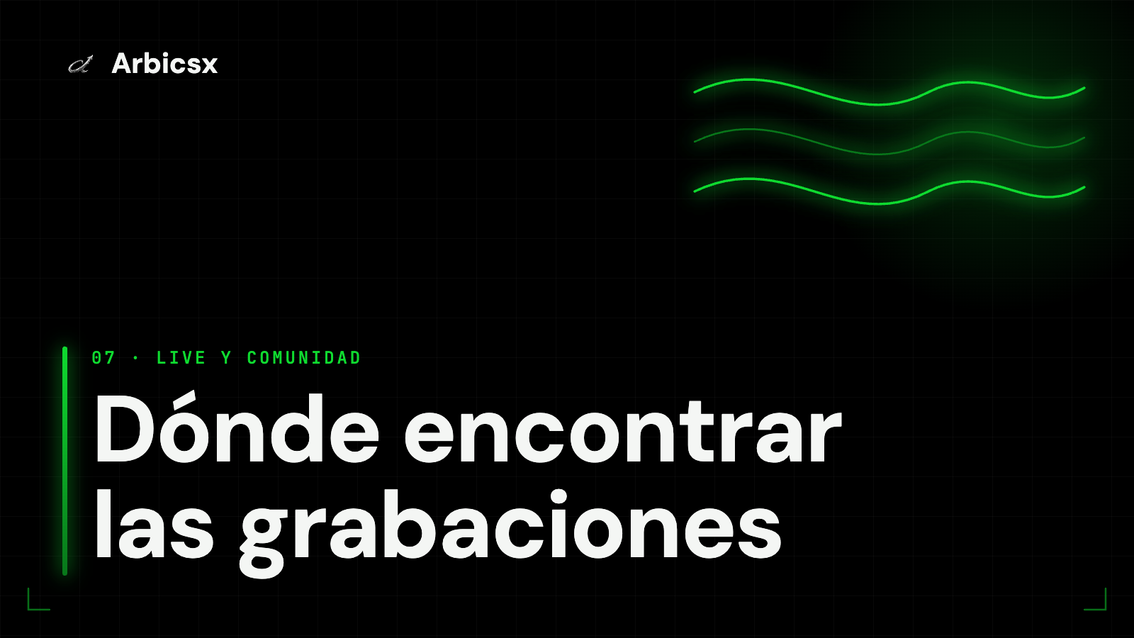 Dónde encontrar las grabaciones