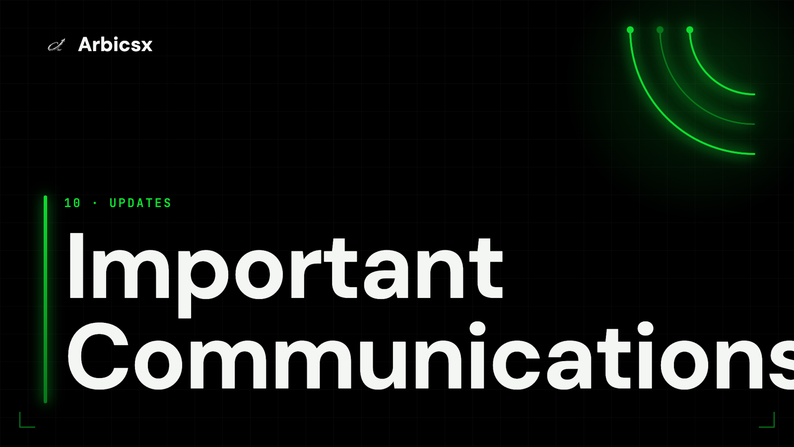 Important Communications