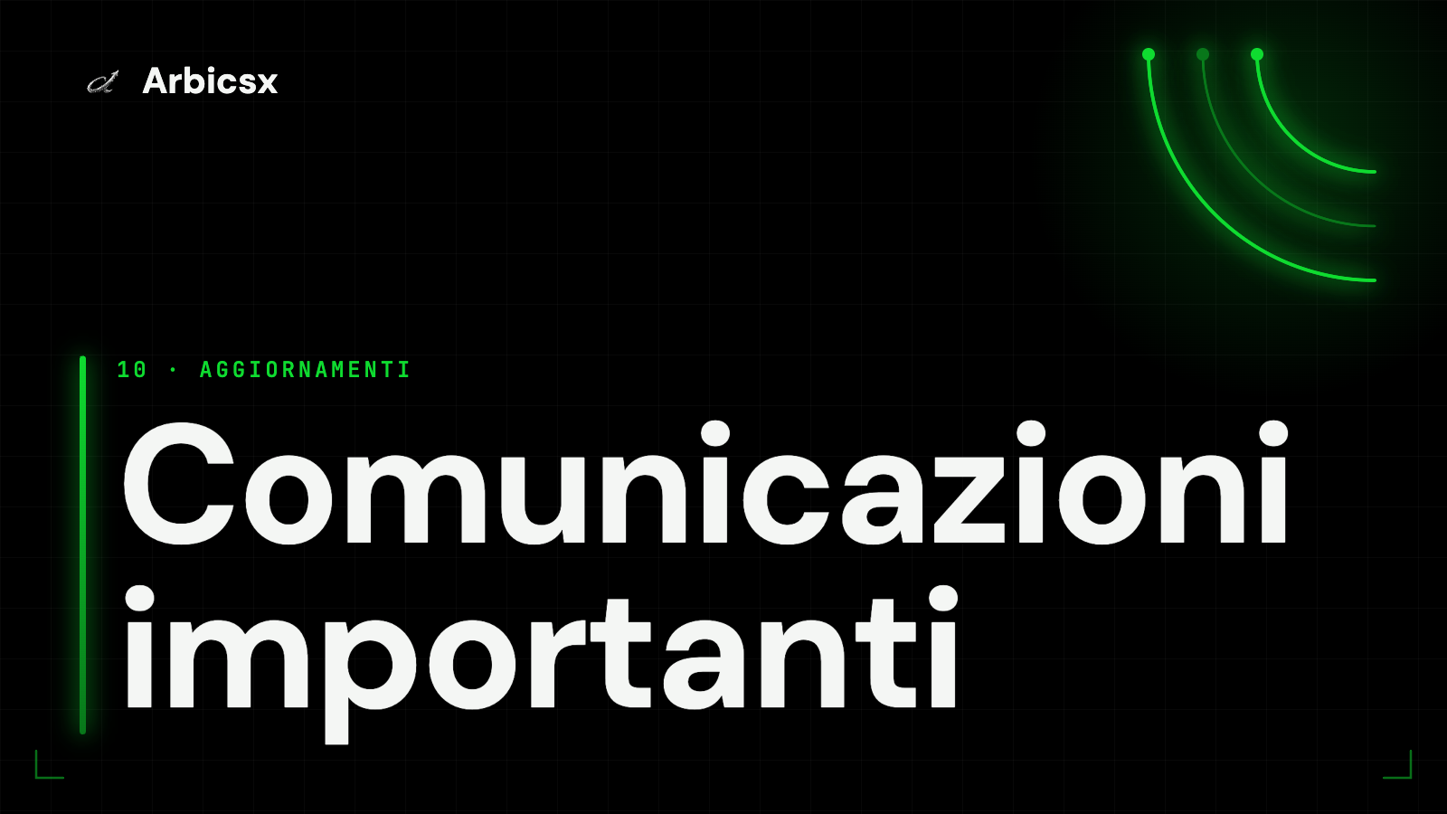 Comunicazioni importanti