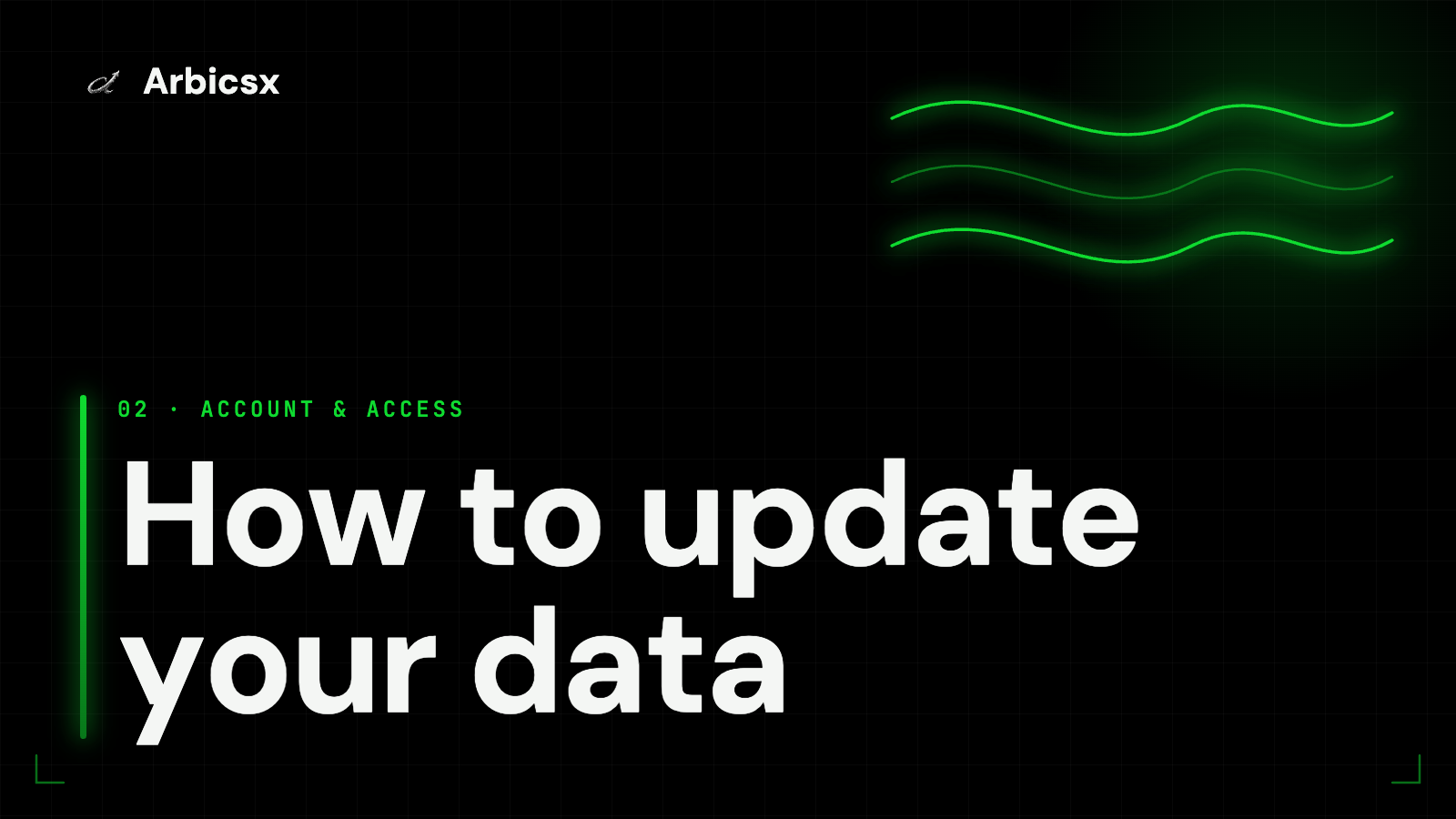 How to update your data
