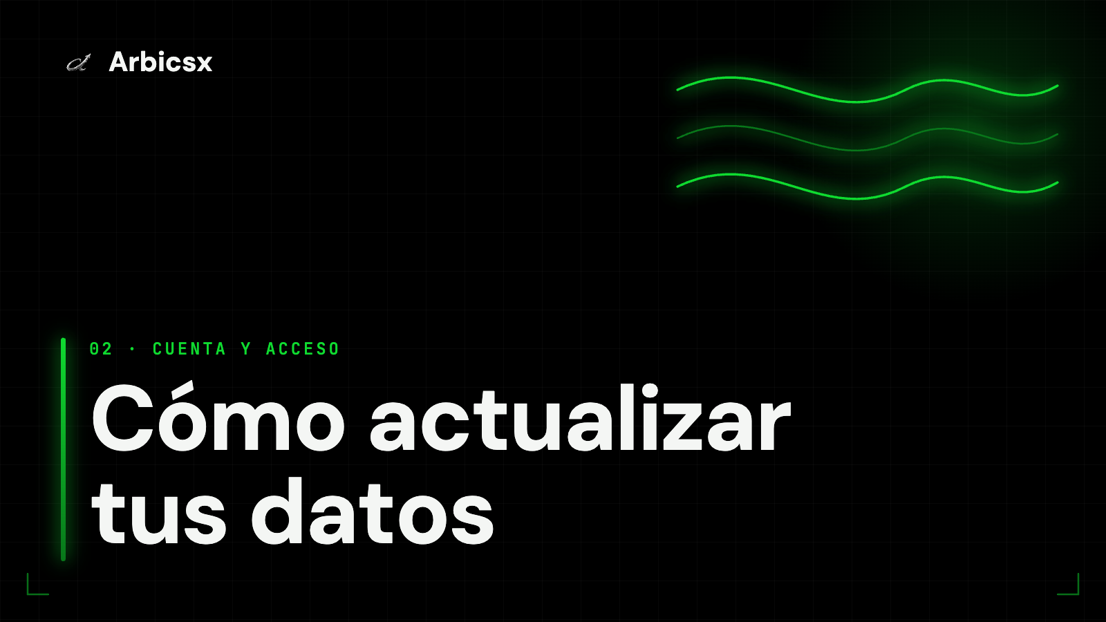 Cómo actualizar tus datos