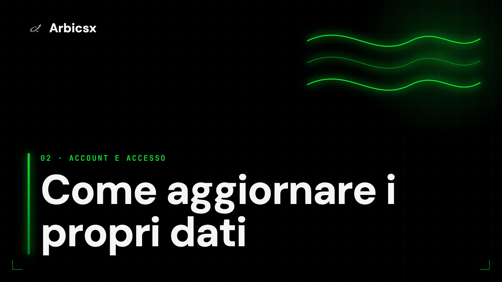 Come aggiornare i propri dati