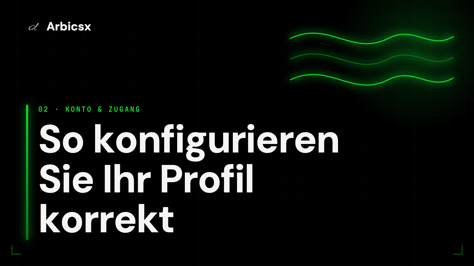 So konfigurieren Sie Ihr Profil korrekt