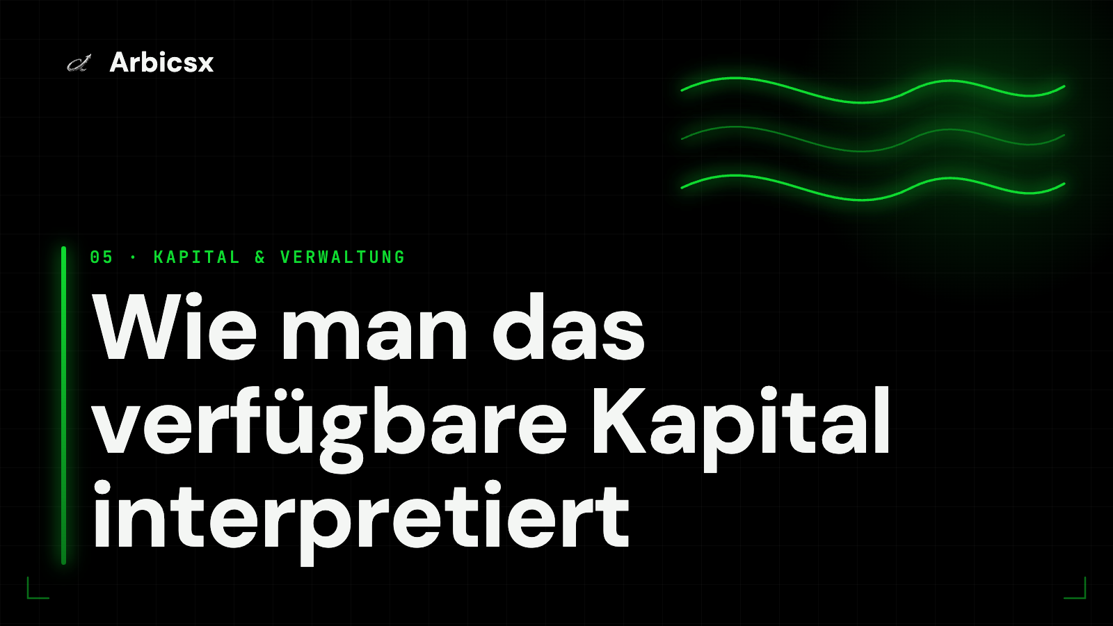 Wie man das verfügbare Kapital interpretiert