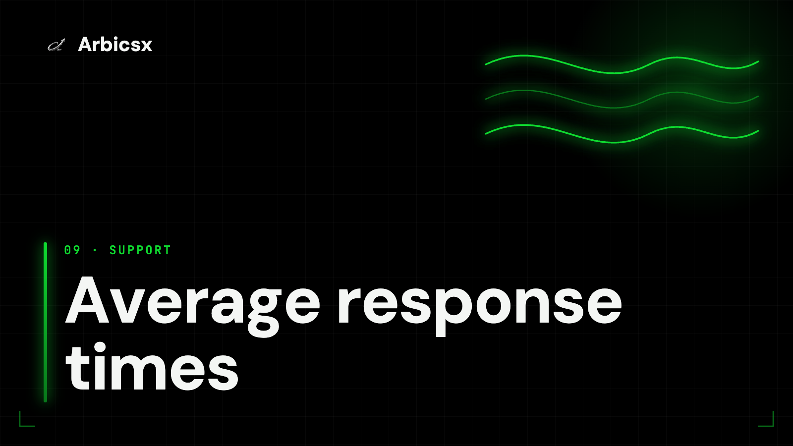 Average response times