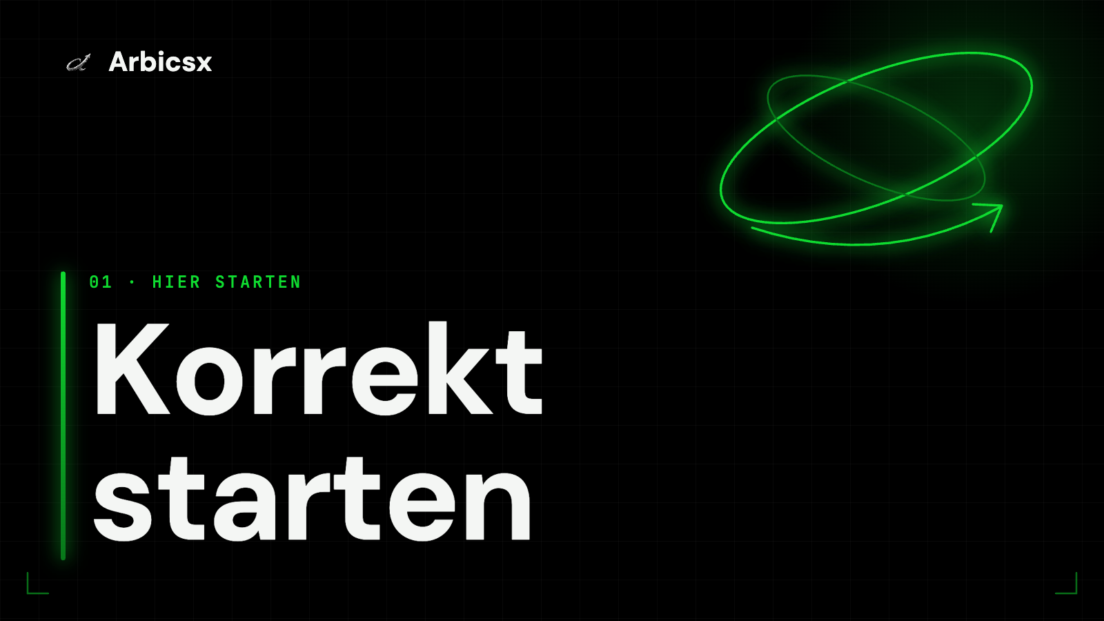 Korrekt starten