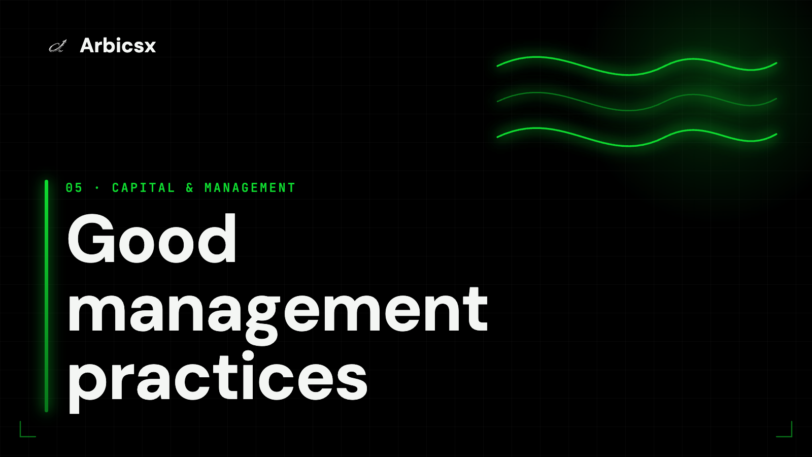 Good management practices