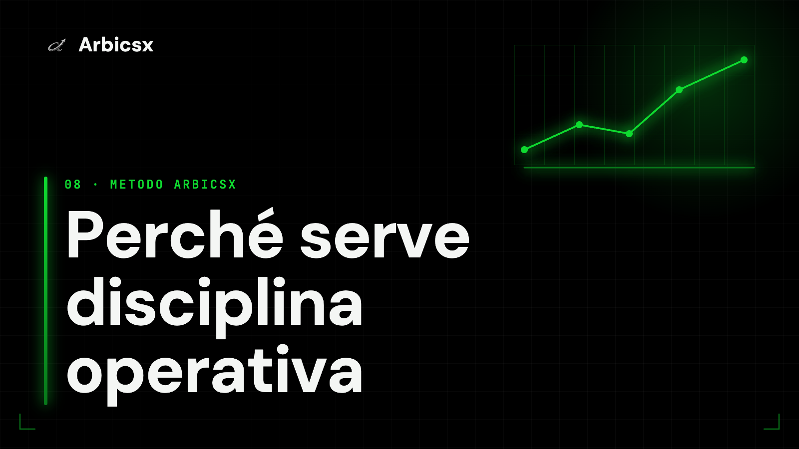 Perché serve disciplina operativa