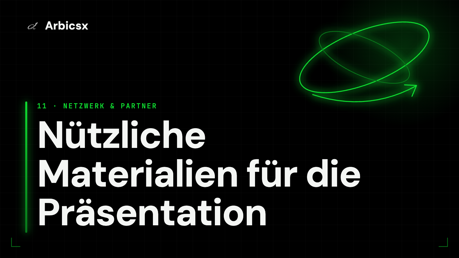 Nützliche Materialien für die Präsentation
