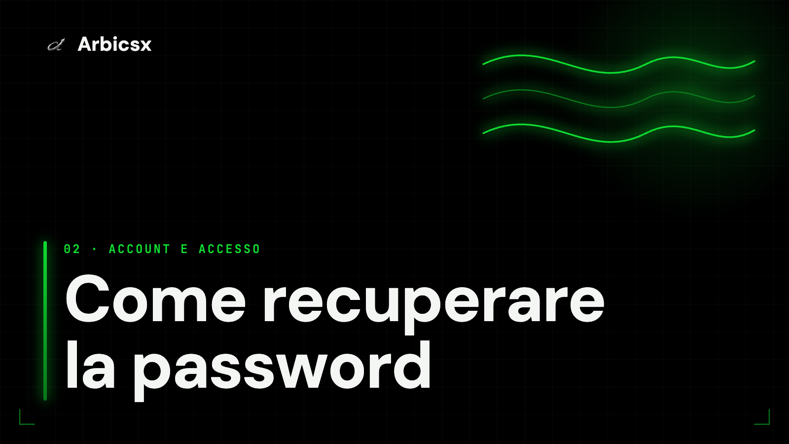 Come recuperare la password